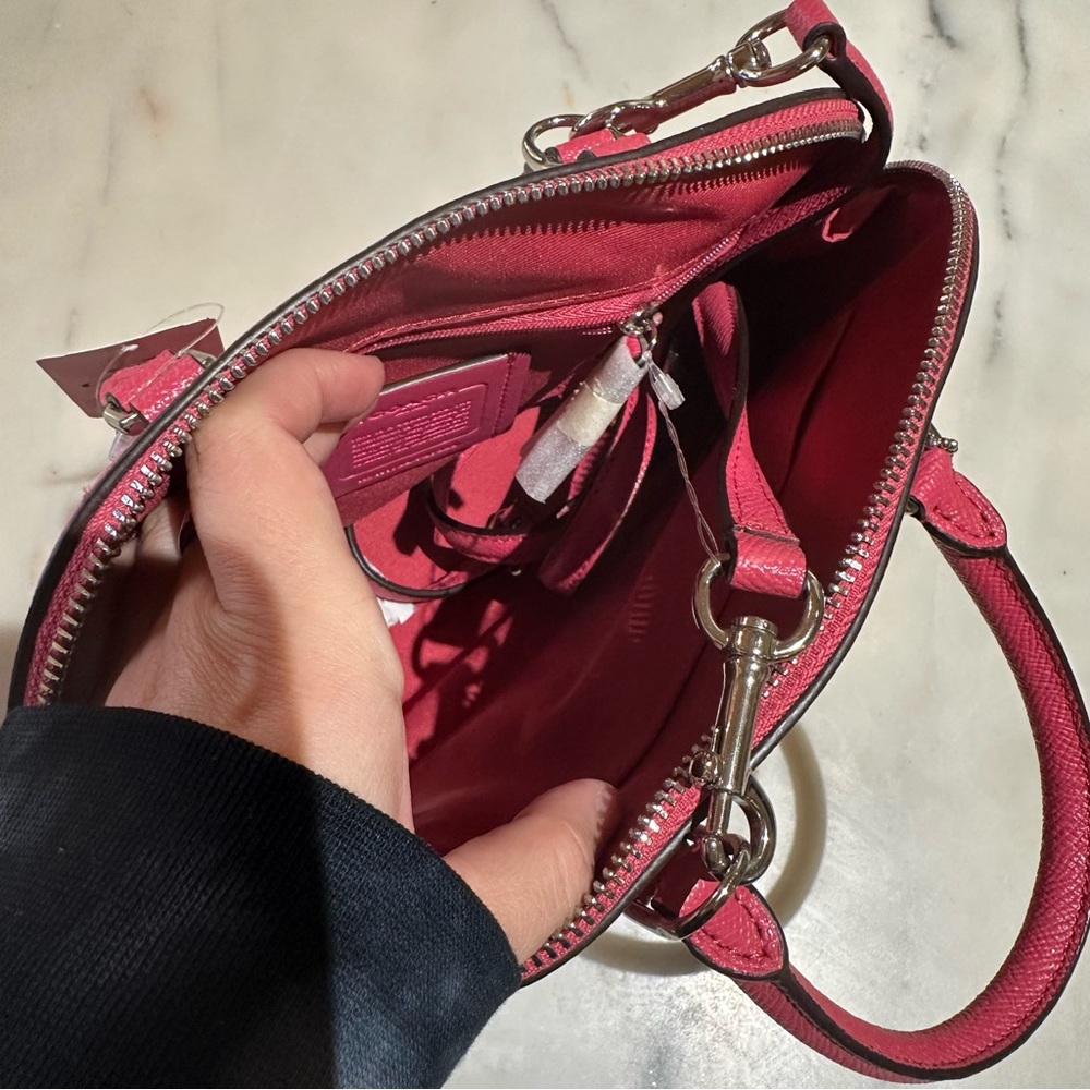 MINI SIERRA SATCHEL IN CROSSGRAIN LEATHER (COACH F57555) - Picture 5 of 7
